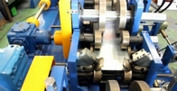 Cr12 Mould Steel Framing C Z Purlin Forming Machine Dengan Post Cutting