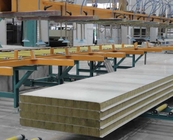 Kapasitas Besar Pu Sandwich Panel Line Lebar Panel Maks 1000mm &amp; Ketebalan Panel Maks 150mm