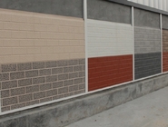 Bahan Konstruksi PU Polyurethane Sandwich Panel Dinding untuk Dinding Berpihak