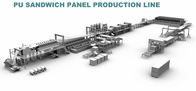 Mesin Panel Sandwich PU 3KW 8m / mnt, Peralatan Manufaktur Panel Sandwich