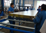 Plat Stainless Steel PU Mesin Sandwich Panel Mesin Panel Polyurethane Berkelanjutan