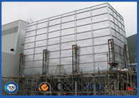 100 Ton Metal Grain Storage Bins Unit Penyimpanan Gandum